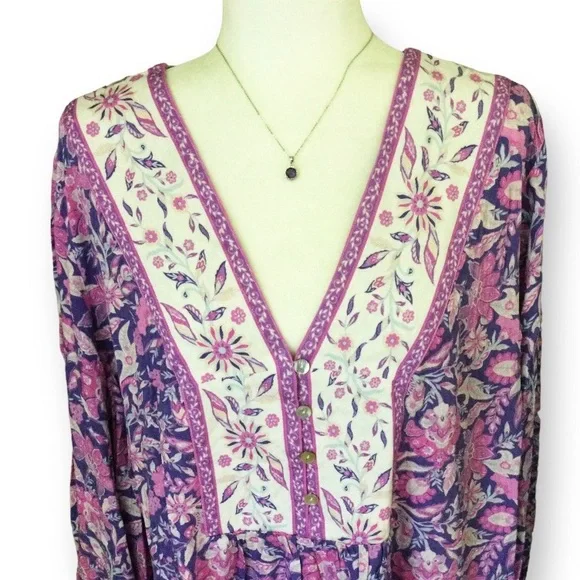 AVEOLOGY Boho Paisley Tunic Dress or Tunic Top – Plus 3X/4X – NWT - Picture 5 of 13